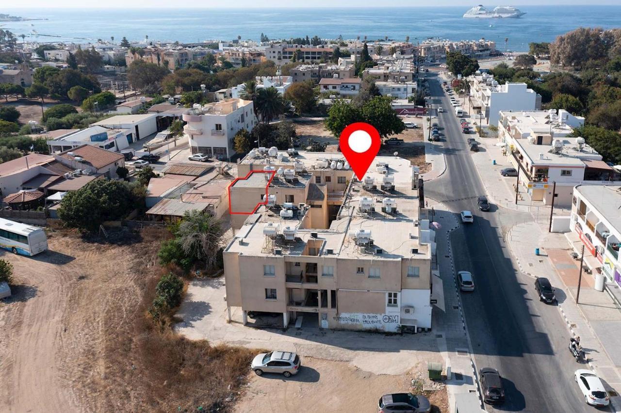 Lovely Ap In The Center Of Kato Paphos Exterior foto